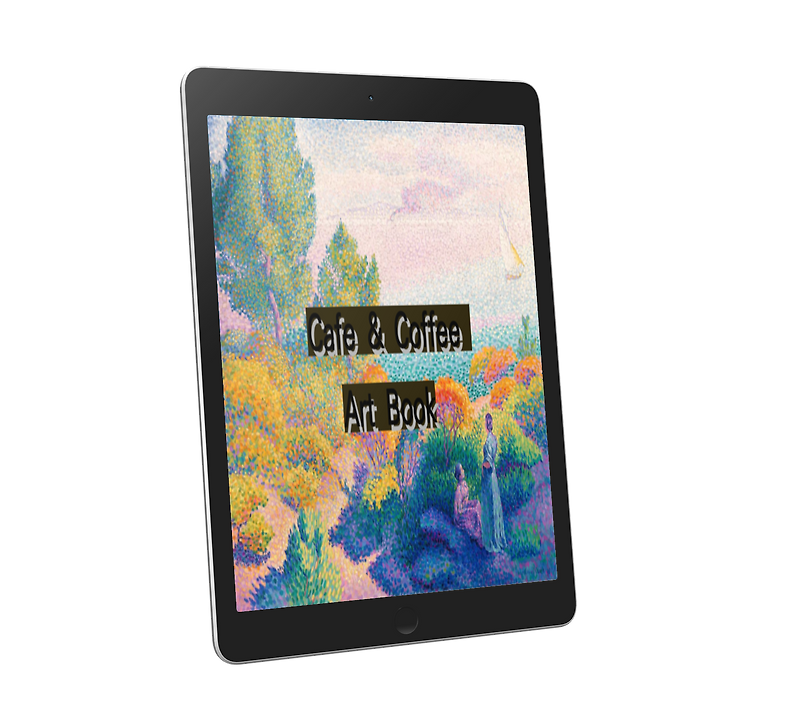 [신간] Cafe & Coffee Art Book 제대로 된 명화 이미지 북두문학