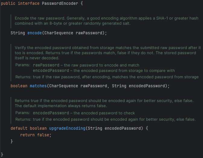 [Spring] PasswordEncoder 암호화 및 bcrypt 암호화