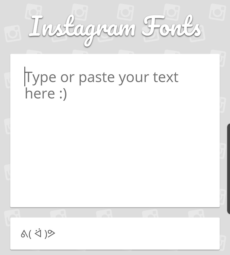 인스타 영어 글씨체 폰트 사이트!