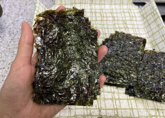 집에서 김굽는법 프라이팬과 에어프라이어 김굽기와 구운김 보관법