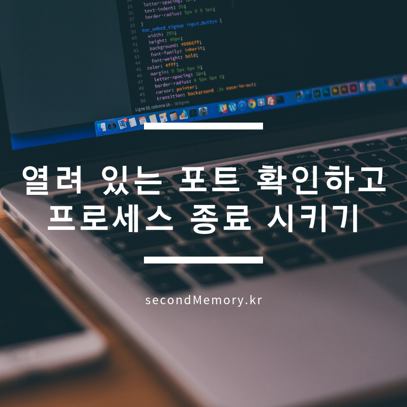 [Mac] 열려 있는 포트 확인하고 프로세스 종료 시키기