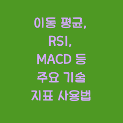 이동 평균, RSI, MACD 등 주요 기술 지표 사용법 챕터[1]