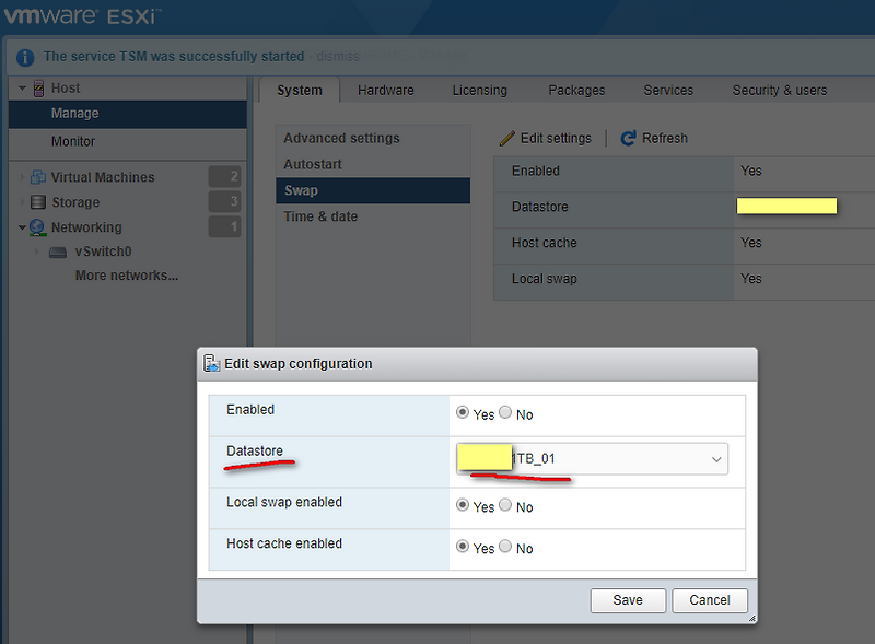 Как перезагрузить vmware esxi