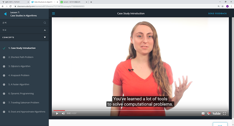 Lesson 7 : Case studies in Algorithms