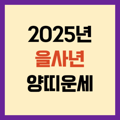 2025년 을사년(붉은 뱀의 해) 양띠 운세 67년생, 79년생, 91년생, 03년생