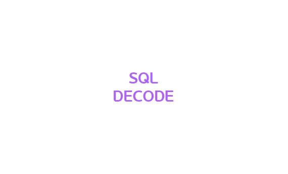 SQL DECODE