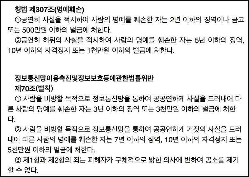 음식점/상품 리뷰 관련 온라인 명예훼손 시효는 어떻게 되나요? 업무방해죄로 민원을 제기하고 손해배상을 청구할 수 있나요? (수원 명예훼손 변호사) 4
