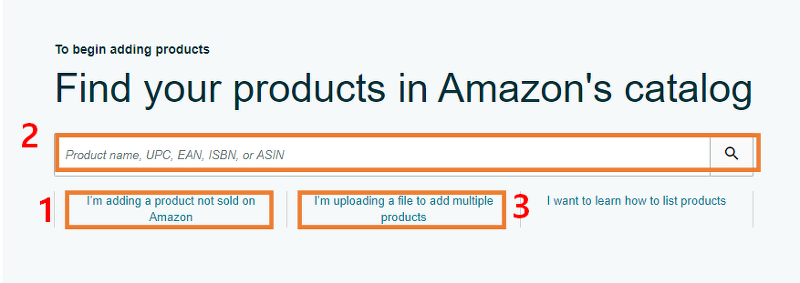 아마존에 판매상품 등록하기: 상품 리스팅