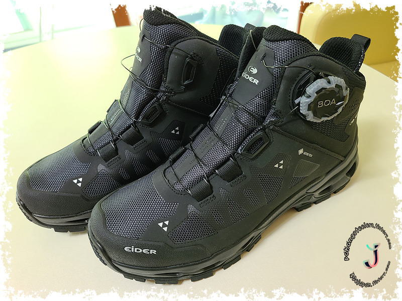 아이더 등산화 DUF20G02 & 블랙야크 일루전 트루 GTX