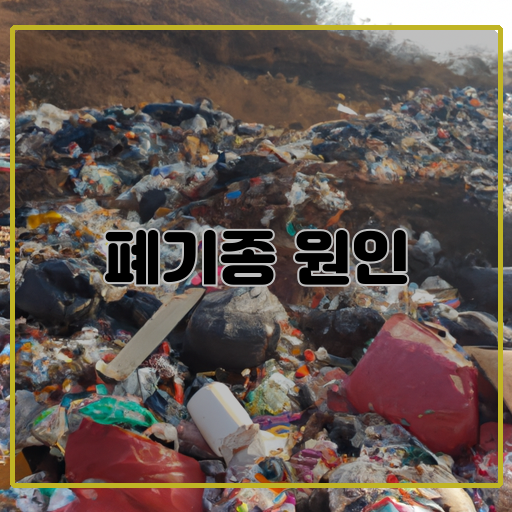 일상에서 폐기물이 쌓이는 이유 원인과 해결방안 알아보기