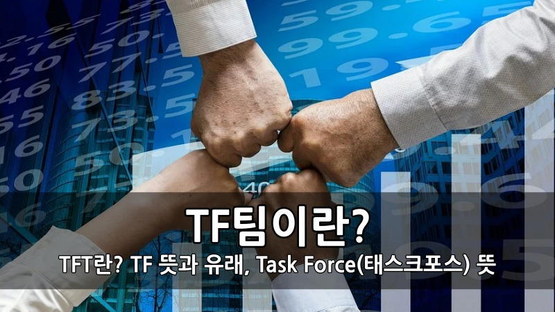 TF팀이란 - TFT란? TF 뜻과 유래, Task Force(태스크포스) 뜻