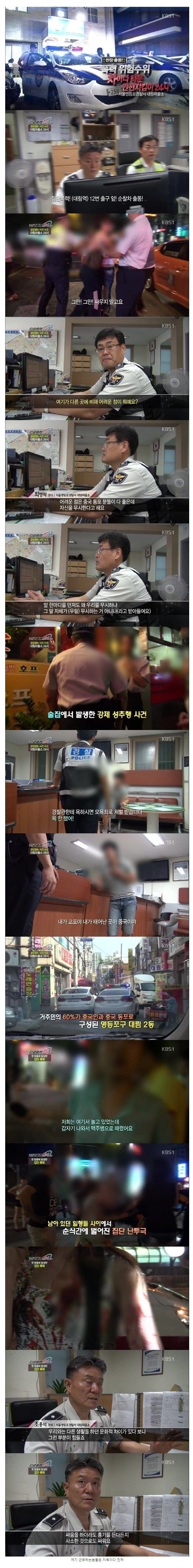 경찰도 인정한 조선족 특징 - 꾸르