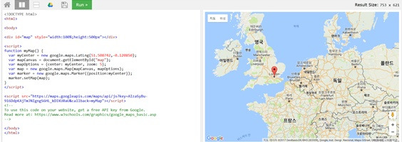 구글 맵 HTML 프로그램에 의한 아두이노 NodeMCU GPS 데이터 확인