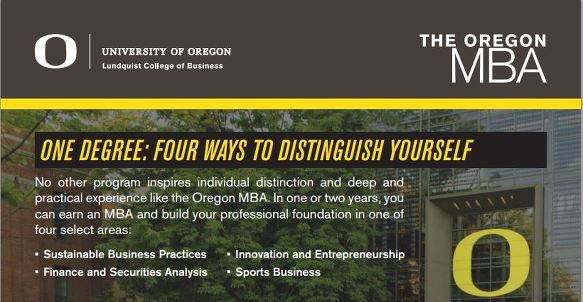 university of oregon marketing phd