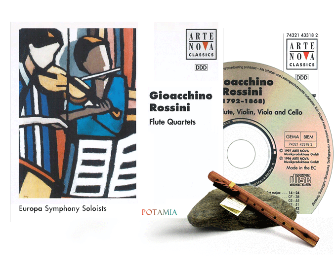 - Gioachino Rossini , Flute Quartet in G major