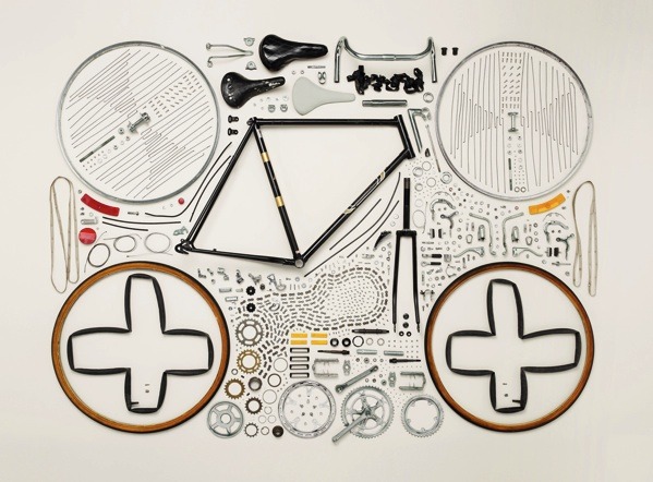 Exploded Bicycle View
