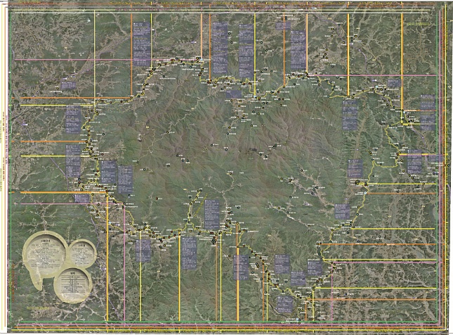 지리산 둘레길 완주: 12,13,14일차(22개 구간 완주 완료) - GNSS 대동여지도