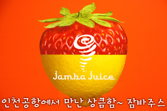 인천공항에서 만난 상큼함 | 잠바주스 스무디