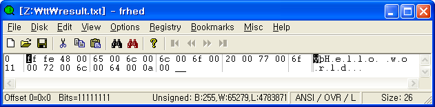 구차니의 잡동사니 모음 :: linux iconv 테스트