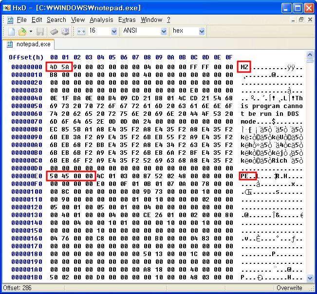 Pe(portable Executable) File Format (1) - Pe Header :: 리버스코어 Reversecore