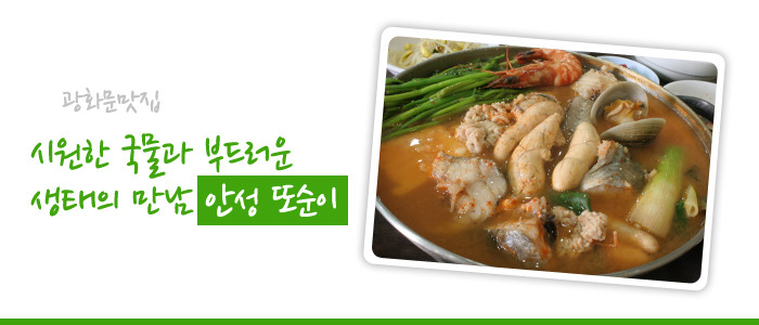 광화문 맛집] 시원한 국물과 부드러운 생태의 만남 안성또순이