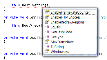 Silverlight – Host Settings