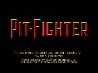 MD/Gen] Pit Fighter , 피트 파이터