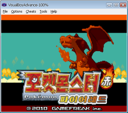 포켓몬스터 파이어레드 한글판 (FireRed)