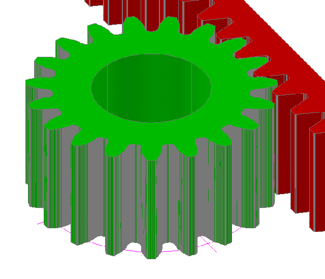기어(gear) 회전 시뮬레이션(simulation) LISP Ver 1.04