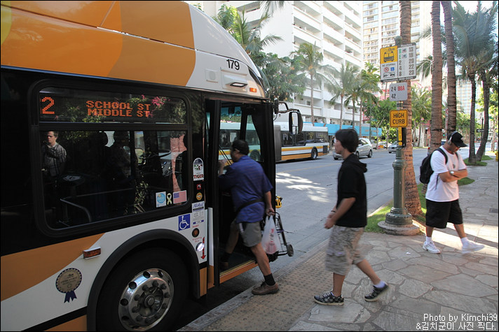 하와이 버스 타기 - 하와이의 대중 교통 더 버스(The Bus) 이용 방법!