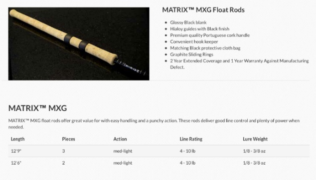 RAVEN® IM6 Float Rods