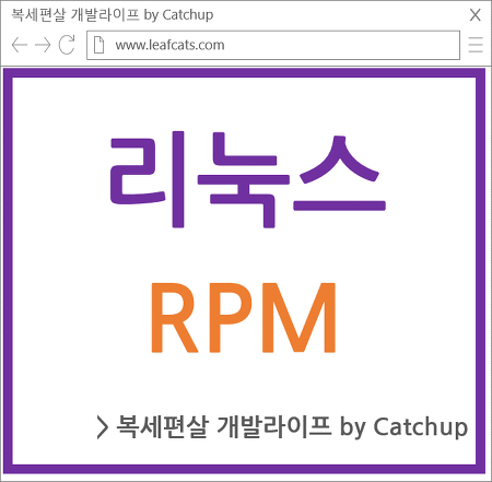 CentOS 리눅스 RPM 명령어 : 리눅스 프로그램 설치