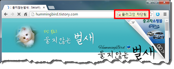 Google Chrome 웹 브라우저의 플러그인 차단 기능 활용 방법