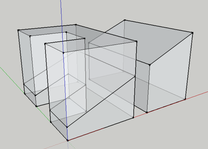 Basic :: 스케치업(Sketchup) 기초, Section plane 를 이용한 절단면 생성하기