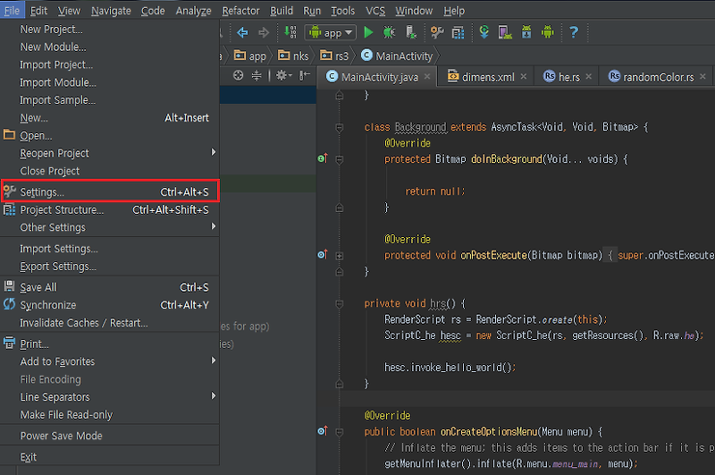 Android Studio - Unable to start the daemon process 오류