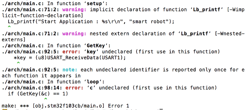 Make 시 Warning: Implicit Declaration Of Function 문제 해결 | 임베디드 | 라즈베리파이 |  Arm | 리눅스 | Qt | 딥러닝