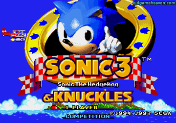 소닉3 & 너클즈 (Sonic3 & Knuckles) / 소닉 더 헤지혹3 (Sonic The Hedghog3) / 소닉 & 너클즈 (Sonic & Knuckles)