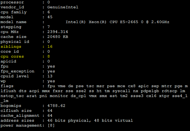 Linux отключить hyper threading