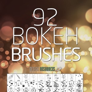 [photoshop-brushes] 포토샵 반짝이는 빛방울(Bokeh) 브러쉬 92종