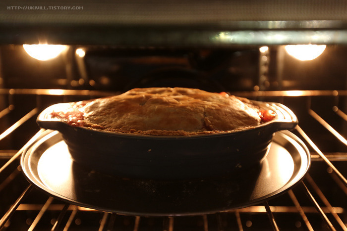 딸기 루바브 파이 만들기 / Strawberry Rhubarb Pie
