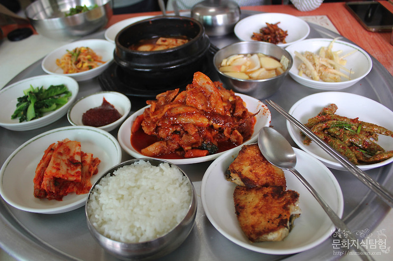 안동맛집 일신쉼터 기사식당 오삼불고기된장찌개