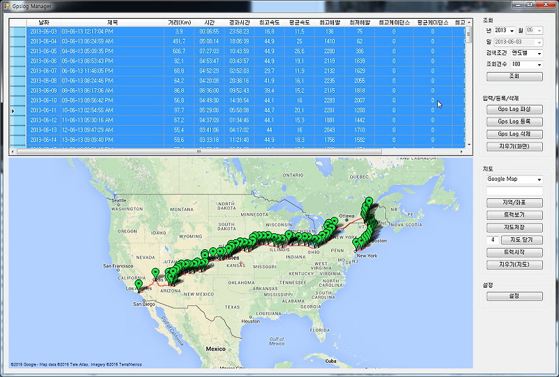 Gpslog manager gps 