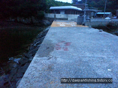 남해군 낚시 남해대교 볼락, 감성돔포인트 왕지마을방파제