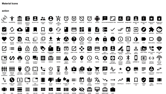 Download Google Android Material Design Icons ( 메태리얼 디자인 아이콘 ) 오픈소스로 공개