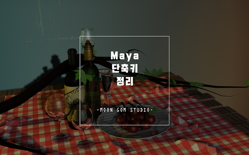 Maya 마야 - 단축키 정리