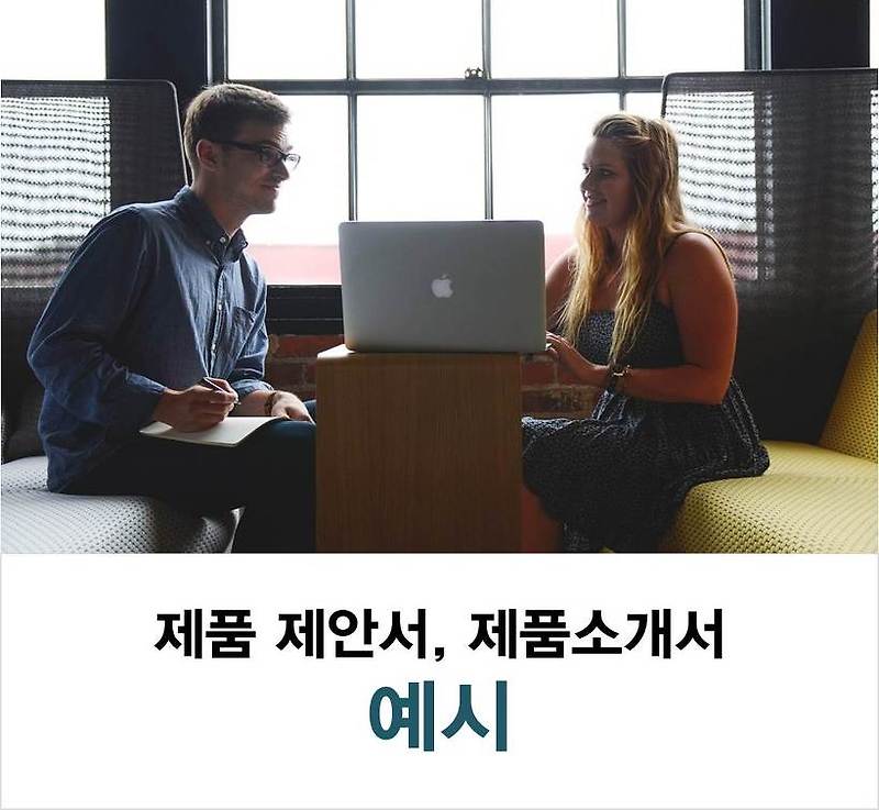 제품제안서, 제품소개서 예시