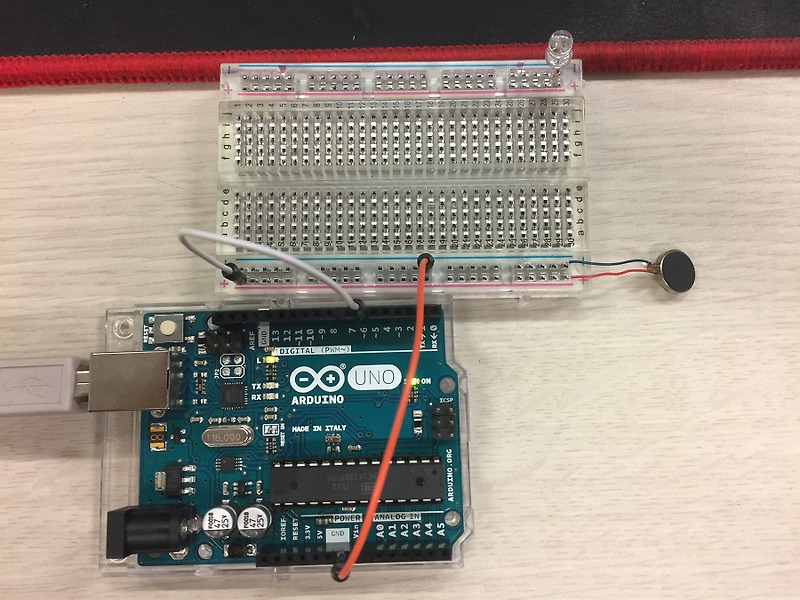 [아두이노 부품] Arduino vibration module 아두이노 진동 모듈