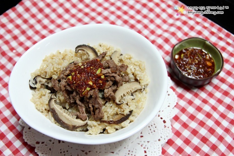 쫄깃하고 부드럽게 '소고기 표고버섯밥 만드는 법'