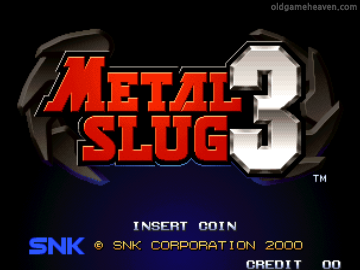 마메 게임 - 메탈슬러그 3 (Metal Slug 3)