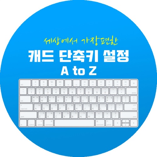 세상에서 가장 편한 캐드 단축키 설정 A to Z